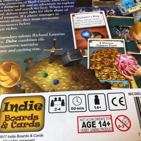 Delve Board Game by Indie Boards & Cards gently used condition - Picture 4 of 15